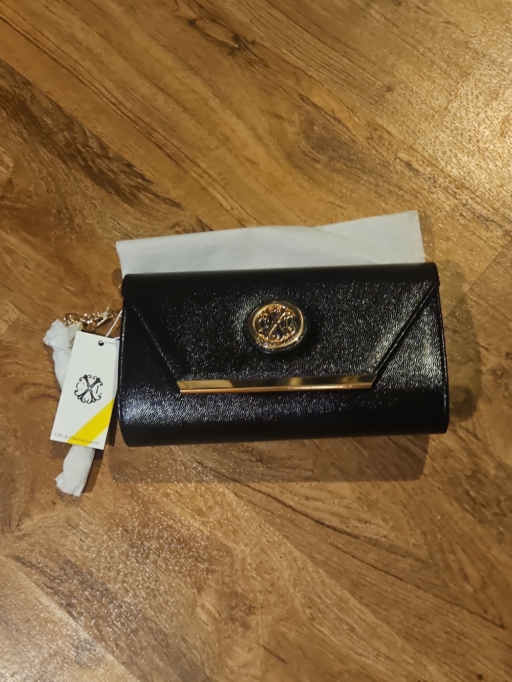 NWT CXL By Christian Lacroix Black Clutch